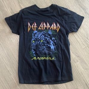 NWOT DEF LEPPARD BLING TEES MENS SIZE MEDIUM HANDMADE